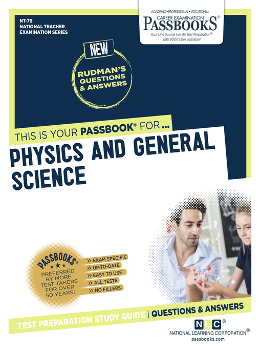 Title details for PHYSICS AND GENERAL SCIENCE by National Learning Corporation - Available